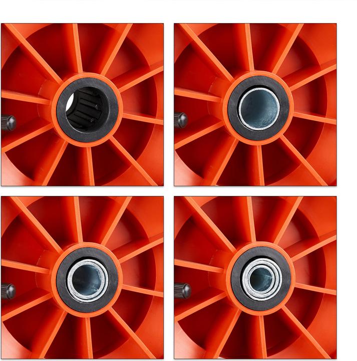 Image du produit Relaxdays Roue de brouette caoutchouc, 200 kg