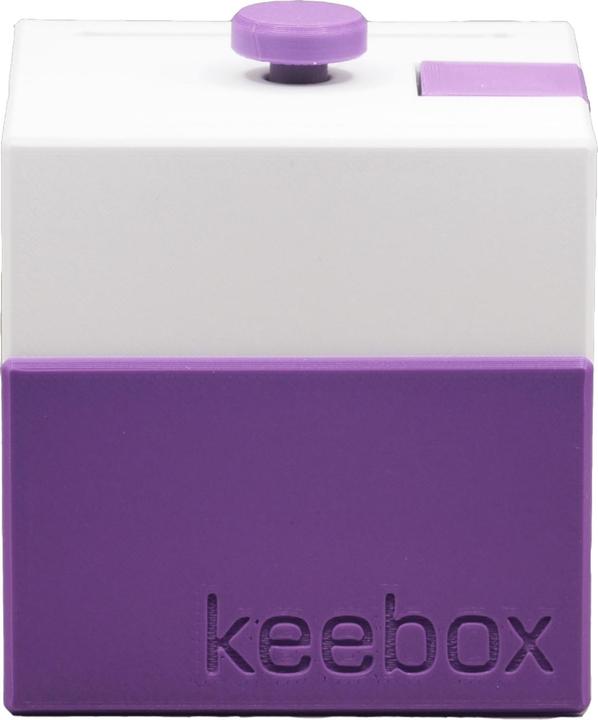Actual product image Keebox purple - Rätselbox / Rätselspiel (German)