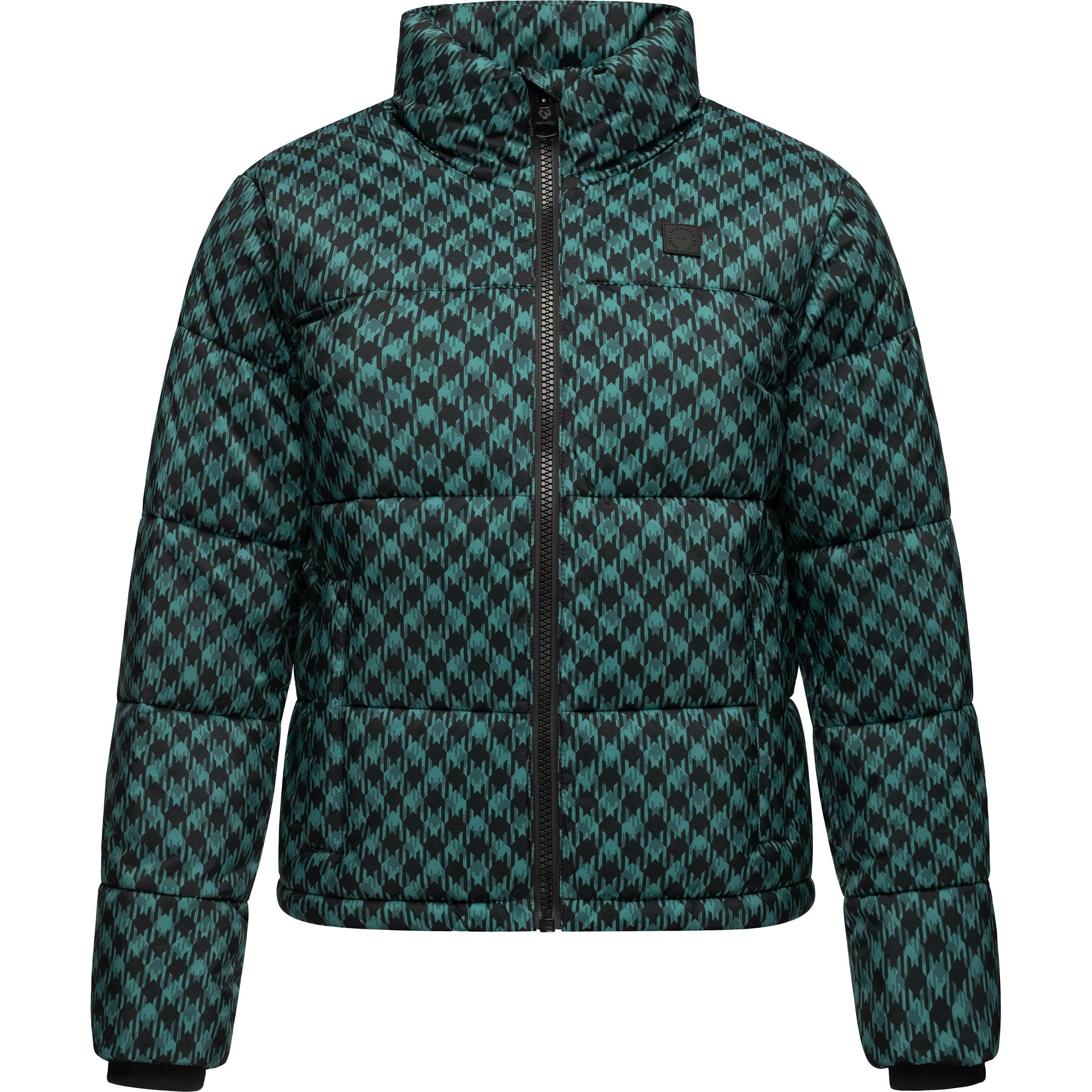Ragwear, Damen, Jacke, Serah Print (3XL), Grün, 3XL