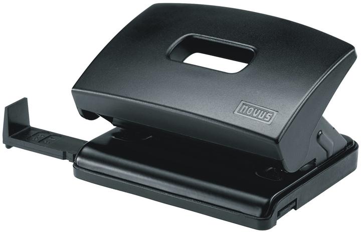 Novus Punch C 216, punching capacity: 16 sheets, black Punching: 80 mm, with stop rail, made of metal