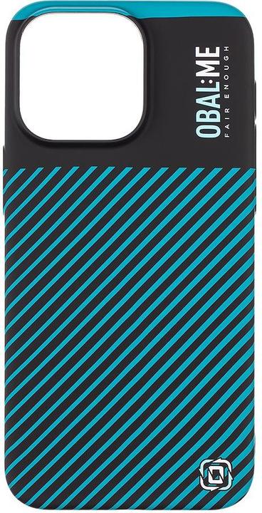 Produktbild Obal:Me Flossy Stripes Case für Apple iPhone 15 Pro Max schwarz/türkis (Apple iPhone 15 Pro Max)
