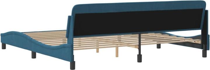 Produktbild vidaXL Bettgestell mit Kopfteil Samt (200 x 200 cm)