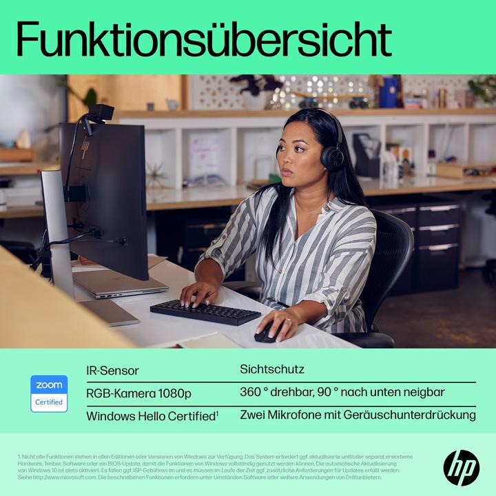 Actual product image HPE 625 Fhd webcam (4 Mpx)