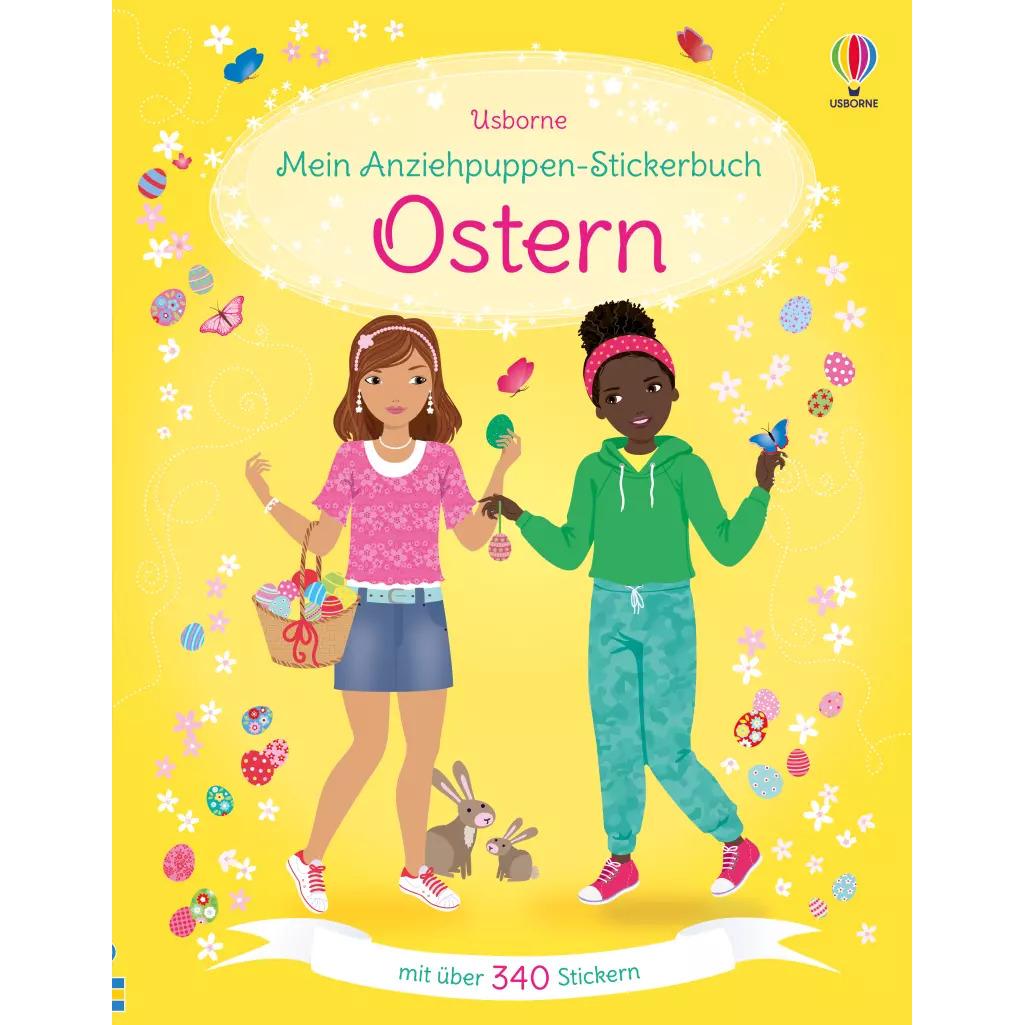 Usborne Publishing, Sticker, Mein Anziehpuppen-Stickerbuch: Ostern