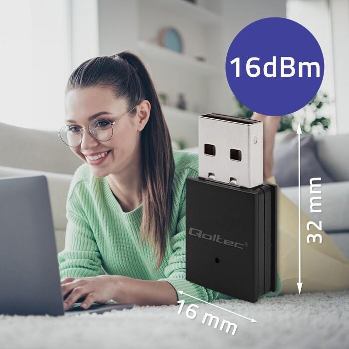 Produktbild Qoltec 57007 Wireless Mini Adapter