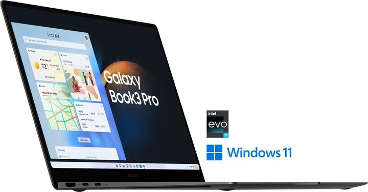 Actual product image Samsung Galaxy Book3 Pro (16", Intel Core i7-1360P, 16 GB, 512 GB, DE)