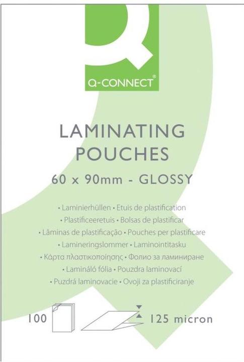 Immagine prodotto Q-Connect Film di laminazione lucidi (Carta di credito, 100 Pezzo/i, 125 µm)