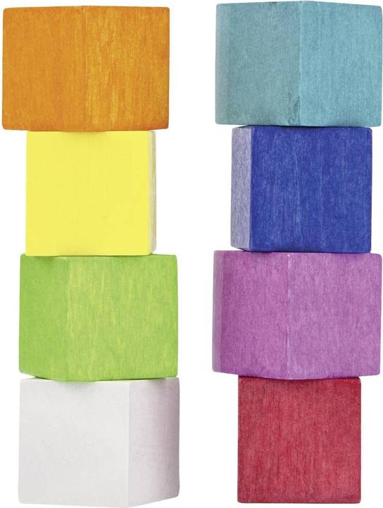 Image du produit Magnetoplan Aimant Cube (L x l x H) 20 x 20 x 20mm Bleu, Rose, Rouge, Orange, Jaune, Vert, Bleu-Vert (8x)