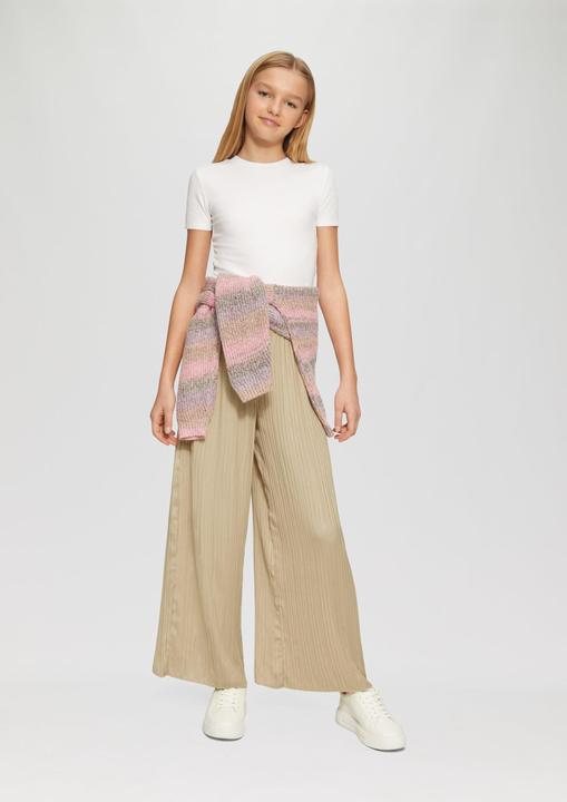 Produktbild S.Oliver Hose Plissierte Wide-Leg-Hose mit hohem Bund (170)