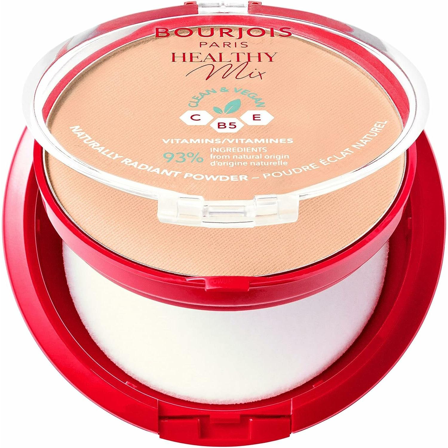 Bourjois, Gesichtspuder, Healthy Mix Clean & Vegan Naturally Radiant Powder (02 Vanilla)