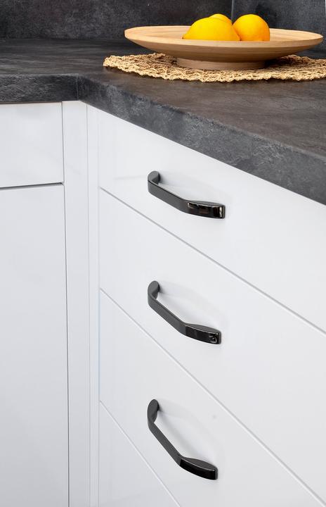 Produktbild Siro Griff Idaia Möbelgriff 160 x 177 mm Schubladengriff ZN anthrazit glänzend