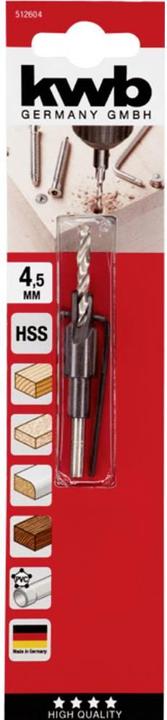 Actual product image kwb Hss wood drill 4,5 Mm (4.5 mm)