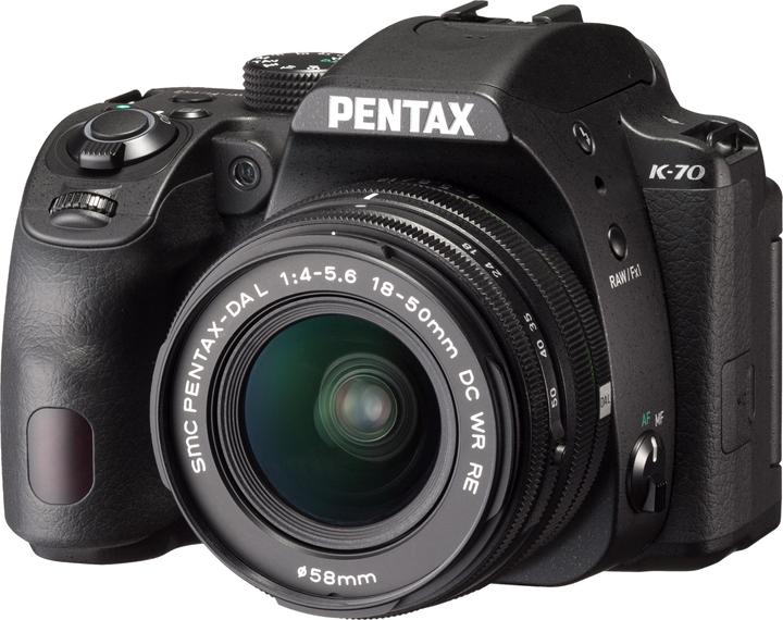 Pentax K-70 Kit + DAL 18-50 WR (18 - 55 mm, 24.24 Mpx, APS-C / DX)