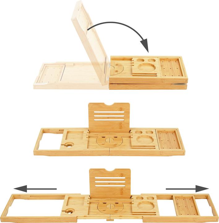 Produktbild Relaxdays Badewannenablage