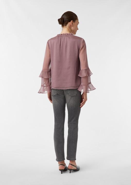 Immagine prodotto Comma Bluse Bluse mit femininen Volants aus Crêpe-Chiffon (42)