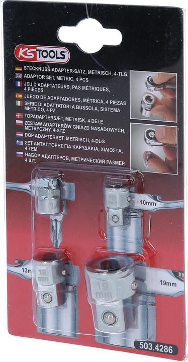 Actual product image KS Tools GEARplus socket adapter set