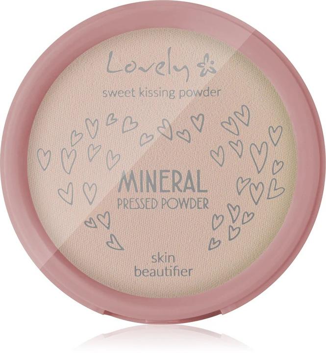 Lovely Mineral Pressed Powder Transparent Highly Mattifying Mineral Face Fixer 10G (Transparent)