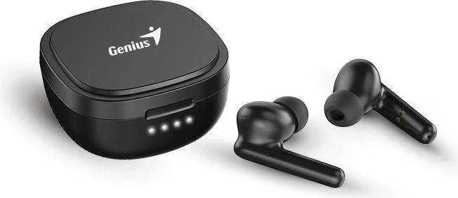 Actual product image Genius HS-M910BT microphone, microphone, track changer, black, 2.0, charging case, sports type USB-C (NC, 4 h, Wireless)