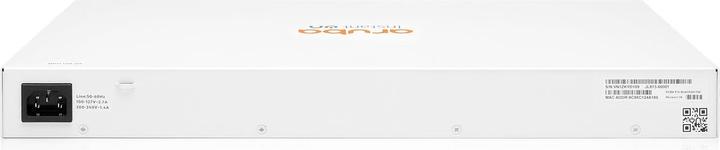 Actual product image HPE E Aruba Instant On 1830 Switch 2 SFP Ports, 12 PoE, 1U, Layer 2, Plug and Play, DOS (26 ports)