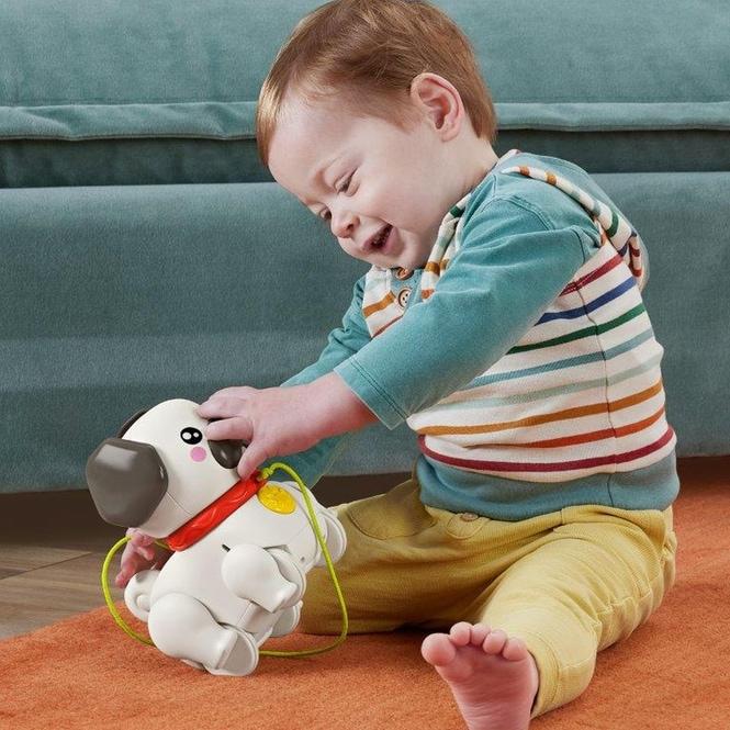 Actual product image Fisher-Price play & pull pug