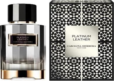 Actual product image Carolina Herrera Platinum Leather by Eau de Parfum Spray (Unisex) 100 ml (Eau de parfum, 100 ml)