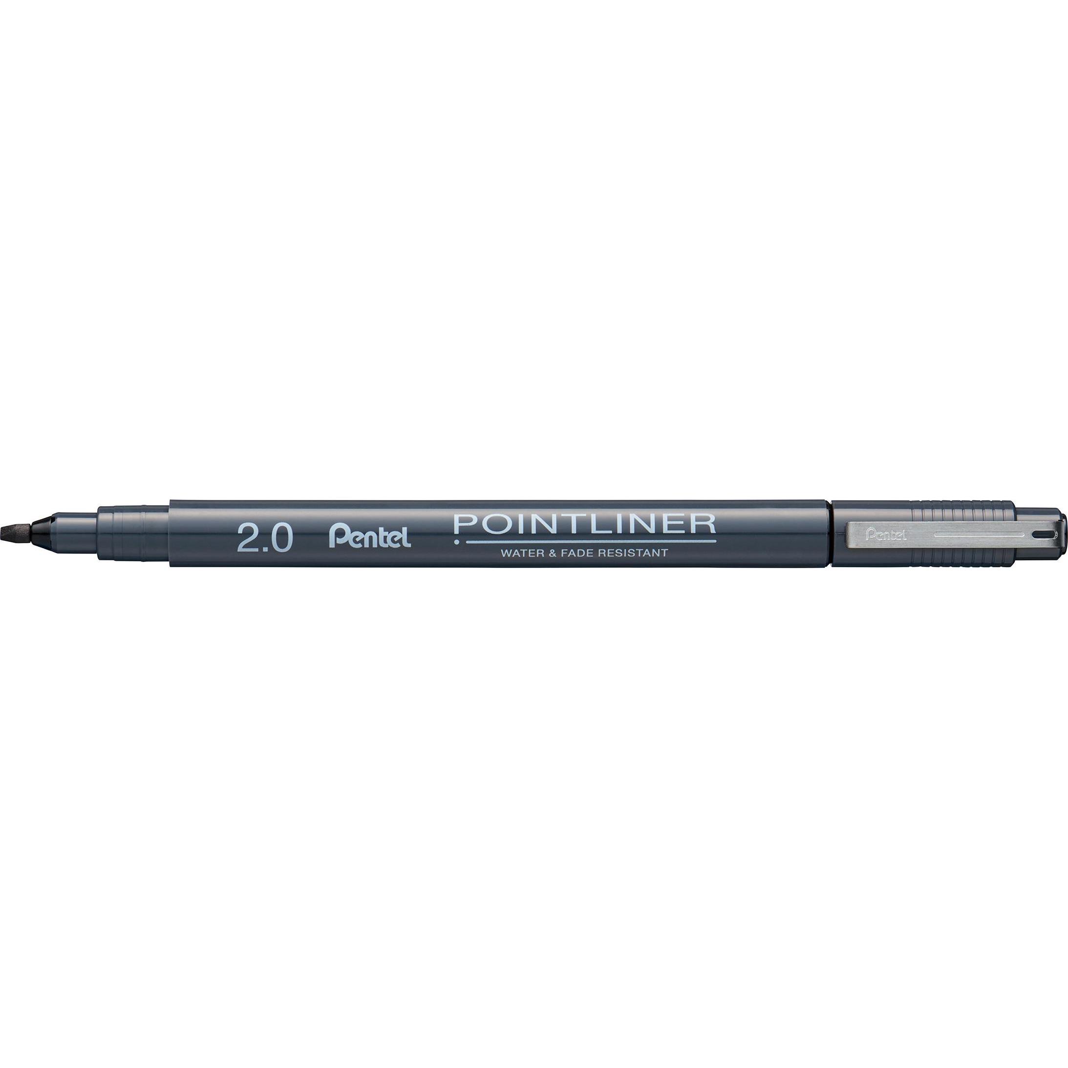 Pentel, Schreibstifte, Fineliner Pigment (Schwarz, 1 x)