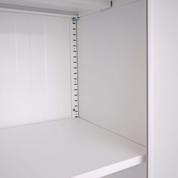 Produktbild Mendler Aktenschrank, Stahlschrank Büroschrank, 2 Türen 185x90cm weiss (185 x 90 x 40 cm)