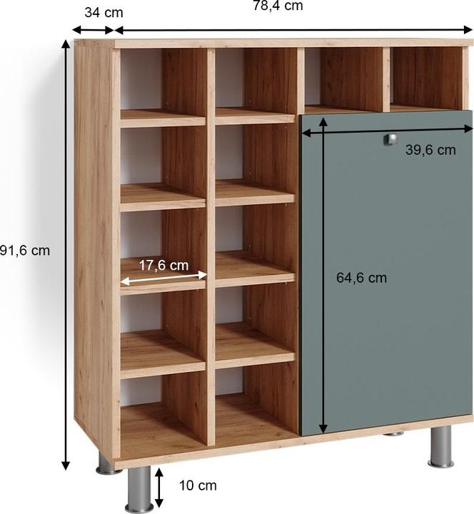 Actual product image Vicco Fynn (78.40 x 34 x 91.60 cm)