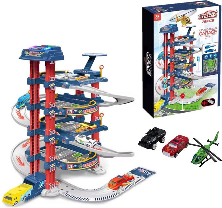 Extralink Kids | Parking samochodowy | garaż z elektryczną widną autka samochodziki dla dzieci