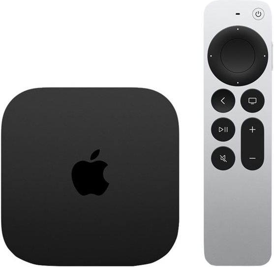 Apple TV 4K (Wi-Fi + Ethernet) - 3rd generation - AV player - 128 GB - 4K UHD (2160p) - 60 fps - HDR