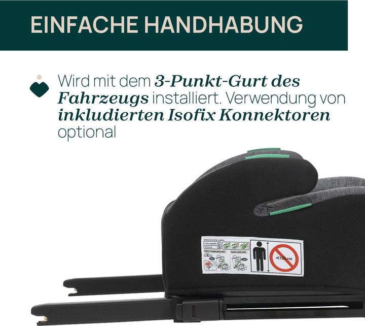 Produktbild Chicco Quasar Fix I-Size Obsidian (Kindersitzerhöhung, ECE R129/i-Size Norm)