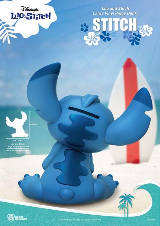 Actual product image Beast Kingdom Salvadanaio Stitch Statua XL 44cm