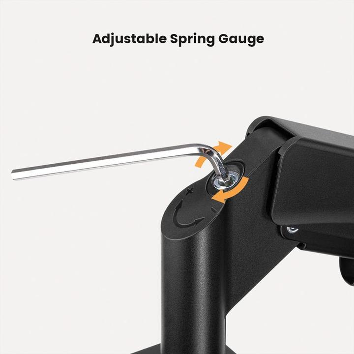 Produktbild Value LCD-Doppelarm, Tischmontage, Platzsparend, Springfeder, 6 Gelenke (Tisch, 32", 18 kg)