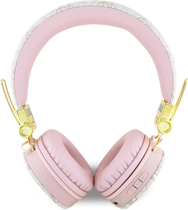 Immagine prodotto Guess Wireless Leather Headphone with Metal Logo (Nessuna cancellazione del rumore, 6 h, Senza fili)