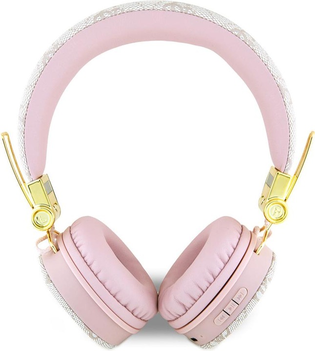 Actual product image Guess Wireless Leather Headphone with Metal Logo (ANC, 0.00 h, Wireless)