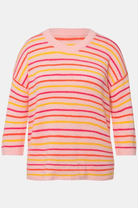 Produktbild Angel of Style Pullover, oversized, Ringel, Rundhals, Halbarm (48)