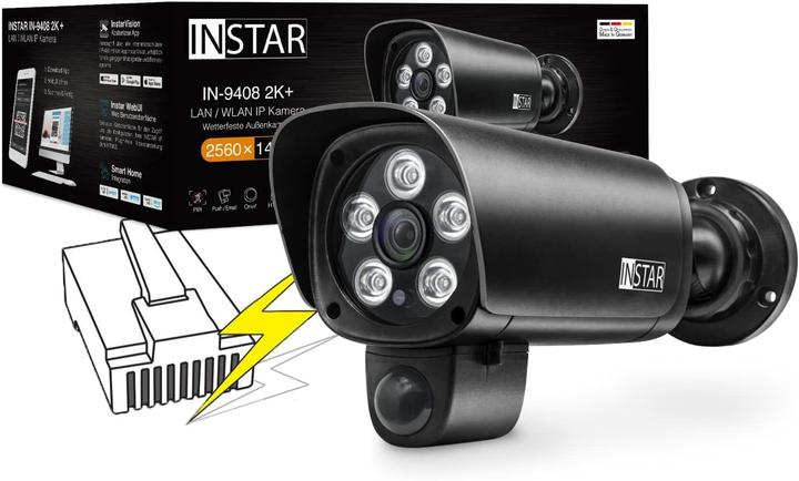 Instar IN-9408 2K+ LAN/POE sw 101666 LAN IP surveillance camera 2560 x 1440 pixels (2560 x 1440 Pixels)