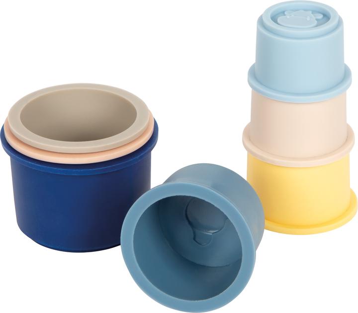 Actual product image small foot Silicone Stacking Cups