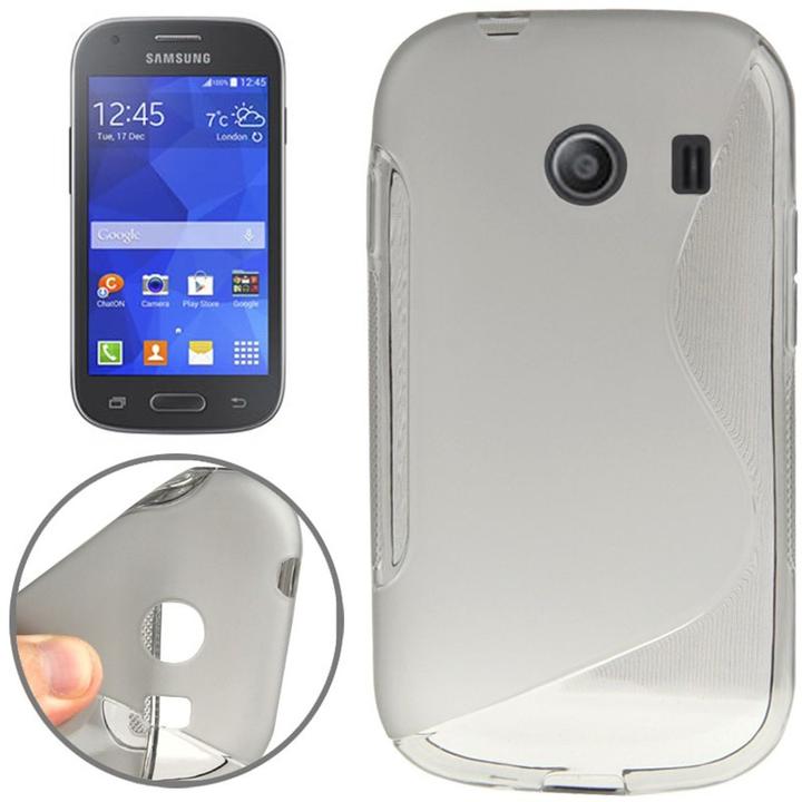 Actual product image König Design Mobile Cover Protective Case for Samsung Galaxy Ace Style (G357) S Curve Grey (Samsung Galaxy Ace Style)