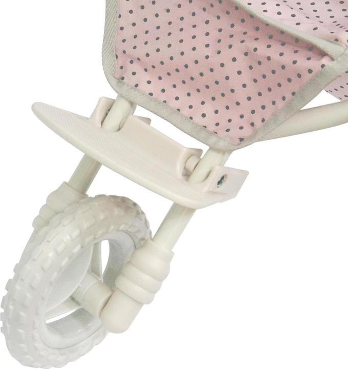 Produktbild Teamson Olivia's Little World Jogging-Puppenwagen Polka Dot Princess, fr Babypuppen, Pink Grau