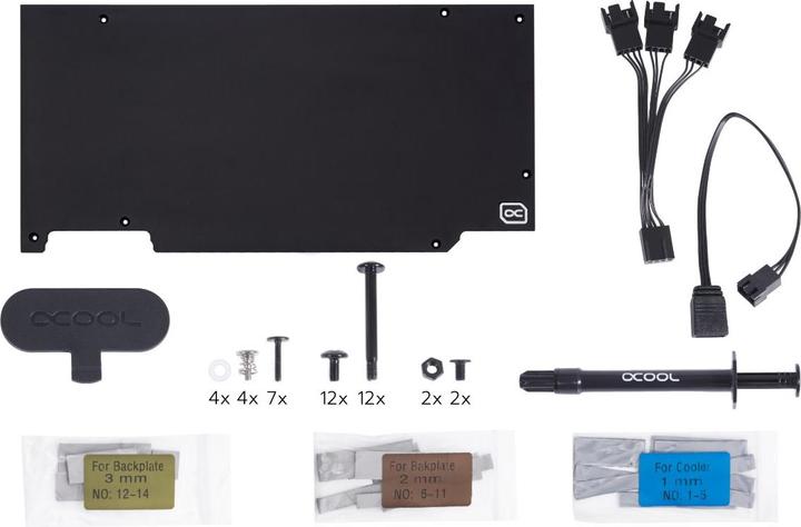 Actual product image Alphacool Eiswolf 2 GPU AIO 360mm RTX 3080/3090 TUF with backplate