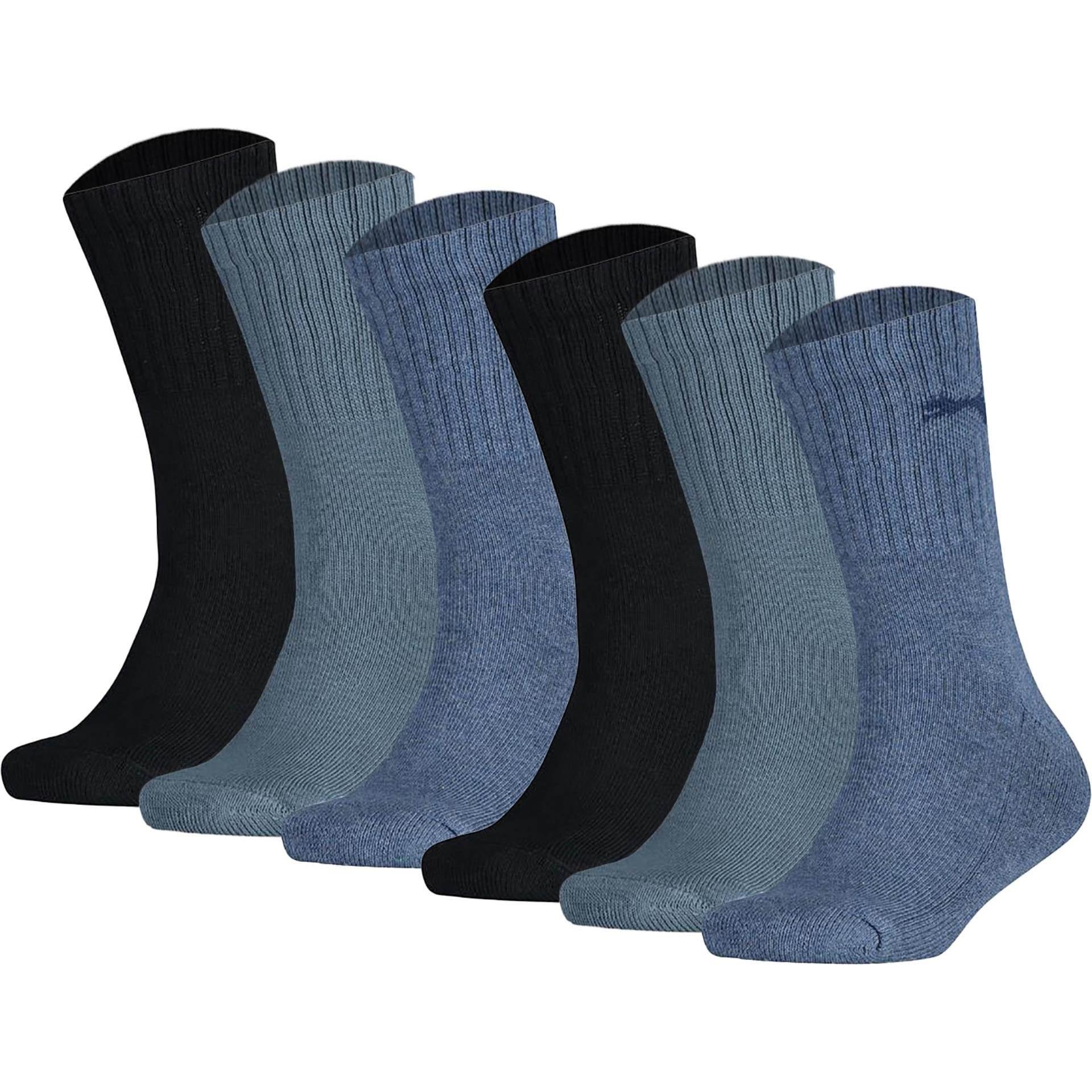 Puma, Herren, Socken, Socken Casual Bequem sitzend, Blau, (6er Pack, 31 - 34)