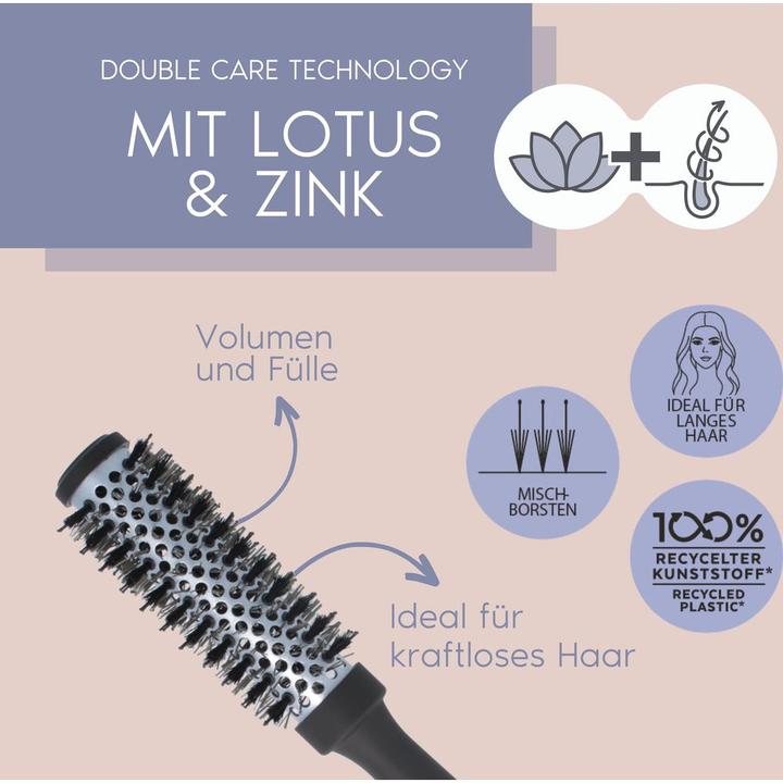 Produktbild Parsa Beauty PARSA Lotus Volumen Rundbürste, schwarz 25 mm