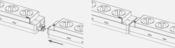 Image du produit Evoline Prises multiples ® Express (3 x, CEE 7/3)