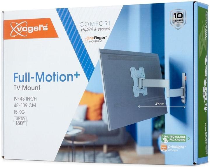 Actual product image Vogels TVM 3245 (Wall, 43", 15 kg)