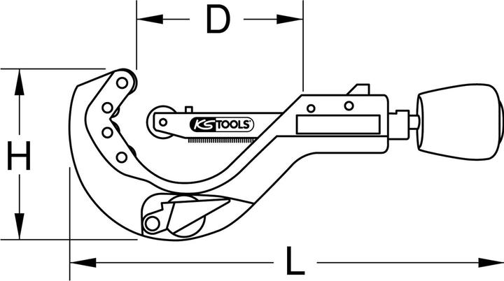 Actual product image KS Tools Automatic pipe cutter (225 mm)