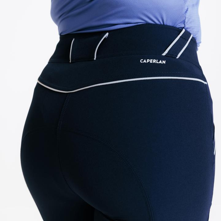 Produktbild Fouganza Women's Ultra-Lightweight Horse Riding Jodhpurs - Blue (M)