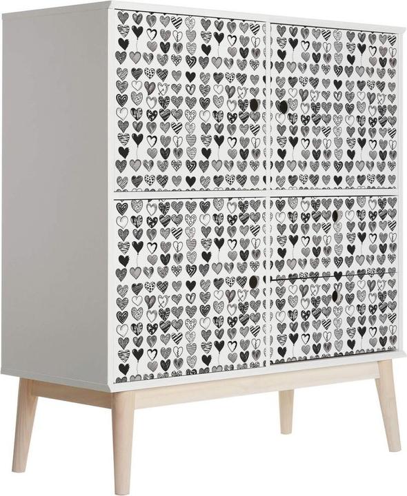 Actual product image Trenddeko Heart variations (50 x 100 cm)