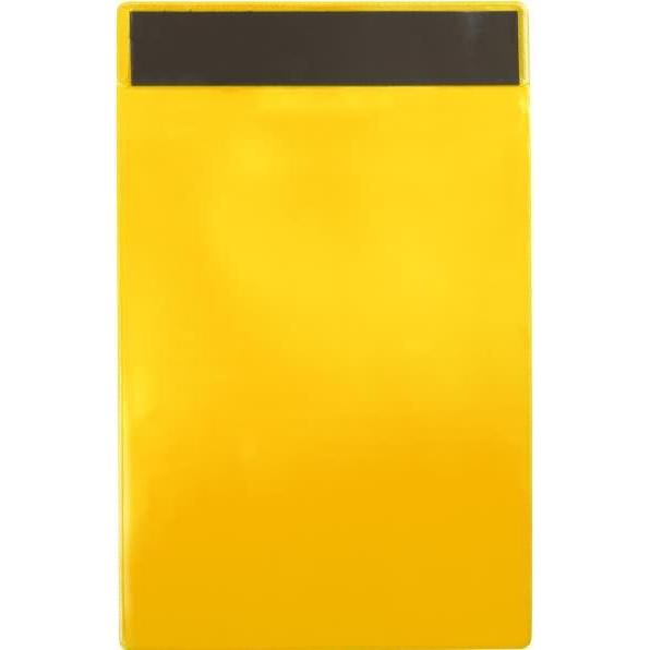 Tarifold, Informationsschild, Kennzeichnungshülle A4 gelb magnetisch PVC VE=10 Stück