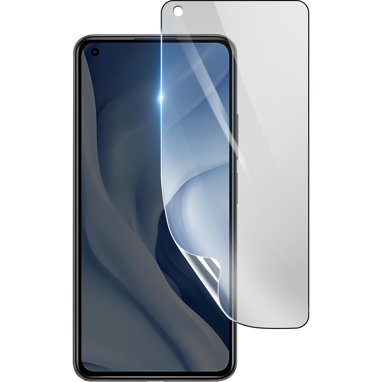 3MK Hydrogel Bildschirmfolie für Xiaomi Mi 11 Lite (1 Stück, Xiaomi Mi 11 Lite), Smartphone Schutzfolie, Transparent